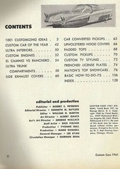 1961 Custom Cars 1961 Annual. Trend #197. 128 pages. Very rare!