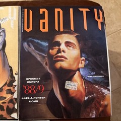 LOT OF 5 VANITY 1980s Italian Fashion Magazine ITALY RARE