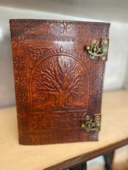 600 pages large tree of life journal | leather journal diary | embossed large…