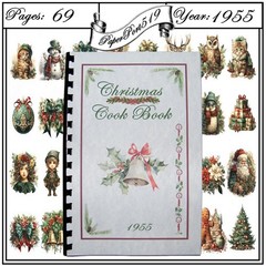 1955 Christmas Cook Book 69 Pages