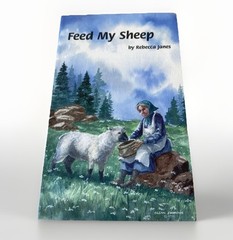 Feed My Sheep Poetry Book By Rebecca Janes , Glenn Emmons (Painter)