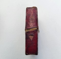 Small Rain Upon the Tender Herb 3rd Ed Red Leather 1832 Victorian Miniature Book