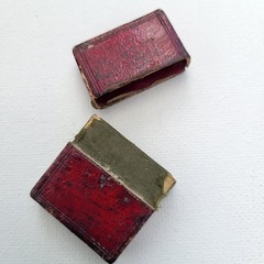 Small Rain Upon the Tender Herb 3rd Ed Red Leather 1832 Victorian Miniature Book