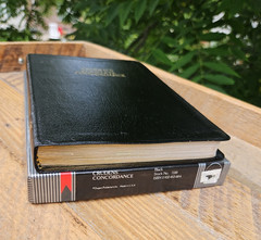 RARE OOP VG! Cruden’s Complete Concordance Black Bonded Leather w/box!