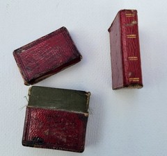 Small Rain Upon the Tender Herb 3rd Ed Red Leather 1832 Victorian Miniature Book