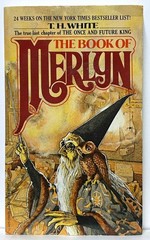 T.H. White ONCE & FUTURE KING, BOOK OF MERLYN lot of 2 mm paperback