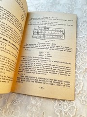 Vintage Lawrence Slide Rule Instruction Booklet