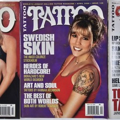 Vintage 1990s Lot Of 3 Tattoo Magazines Issue #127-129