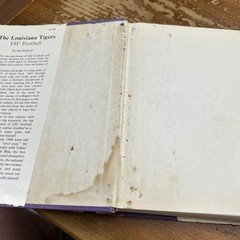 LSU The Louisiana Tigers Football 1975 book by Dan Hardesty HC/DJ