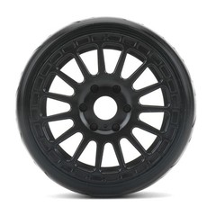 Powerhobby 1/8 GT Atomic Belted Mounted Tires 17mm Medium Compound (4) : GRP
