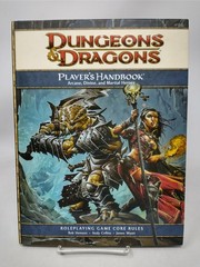 Dungeons & Dragons: Players Handbook & Monster Manual 4th Edition Hardcover Lot