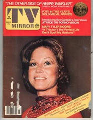 TV MIRROR MARCH 1977 MARY TYLER MOORE ROY CLARK HENRY WINKLER KATE JACKSON