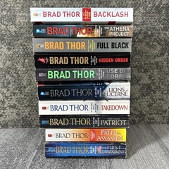Brad Thor Scot Harvath Athena Lucerne Assassin Force Black 10 Paperback Book Lot