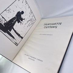 Silhouette Cutting 1946 Jean Frances Bennett Vintage Hardcover Book Rare