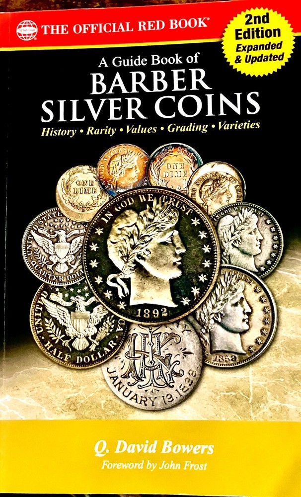 Official Red Book : Barber Silver Coins 2nd Edition Expanded & Updated (PB) – VG