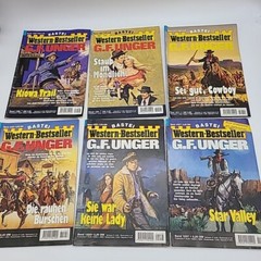 18 BASTEI Western-Bestseller G.F. Unger Pulp Fiction German Booklets Books