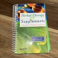 Herbal Therapy & Supplements A Scientific & Technical Approach Kuhn Winston