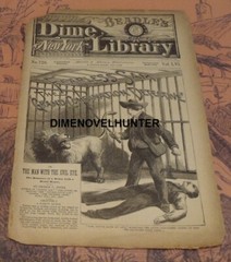 CIRCUS GREAT COVER DIME NOVEL 1892 BEADLE’S NEW YORK LIBRARY #726 WATCH VIDEO