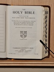Cambridge Red Letter Edition Holy Bible Bonded Leather Indexed Concordance