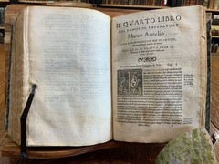 1562 Libro di Marco Aurelio con l’horologio de prencipi I-IV Antonio de Guevarav