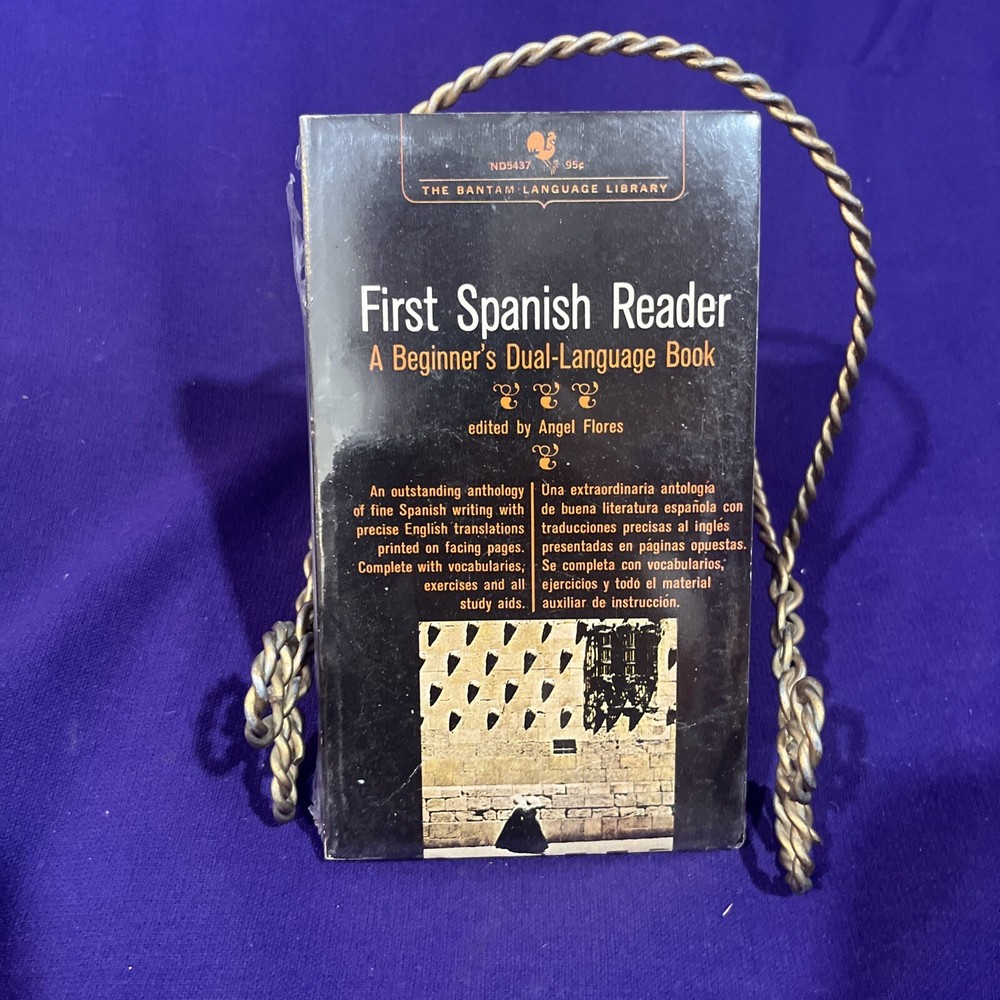 FIRST SPANISH READER By Angel Flores Sealed New