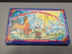 Grandreams: Mini-Pop Up Book LOT: Magic Little Christmas Tree AND Santa’s Toy Sh