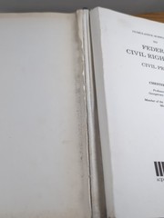Federal Civil Rights Act Civil Practice 1971 Chester Antieau and 1979 Supplement
