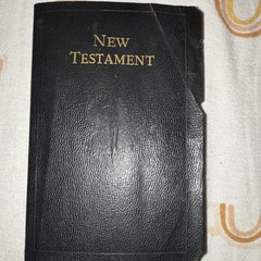 New Testament Self-Pronouncing Edition Hardcover, Inscribed (Good)