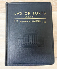 Vintage Handbook of the Law of Torts William L Prosser 3rd Ed 1964 Hardcover