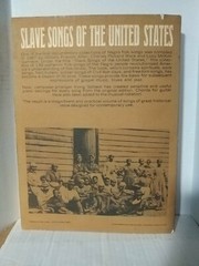 Slave Songs of the United States-1965-pbk-Oak Publications FT2040-Irving Schlein