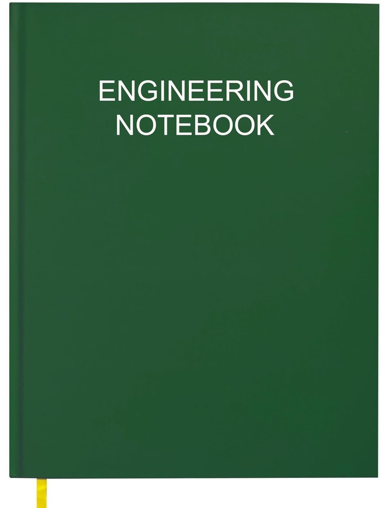 Engineering Notebook/Engineer Graph Paper Notebook – (.25″ Grid Format), Lab …