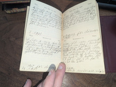 1902 Signed Woman’s Diary Jan 1 through Dec 31 Mattie Whitmer Pennsylvania