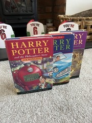 Harry Potter 1-3 Hardback Book Editions J K Rowling Bloomsbury with Dust Covers