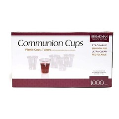 BROADMAN CHURCH SUPPLIES Plastic, Disposable, Recyclable 0.7 Ounces, Clear