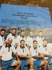 1973 LSU Tigers vs Tulane Green Wave Football Program See Pictures