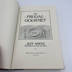 The Frugal Gourmet Vintage Hardback Book By Jeff Smith. INSCRIBED