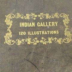 Extra Large 20 x 15 Antique Book Indian Tribes Of North America NO Illustrations