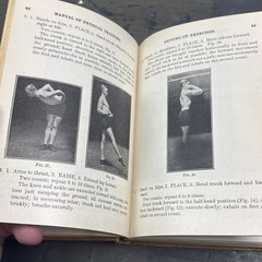 Antique Physical Training for Use in the US Army 1914 Named Book WWI