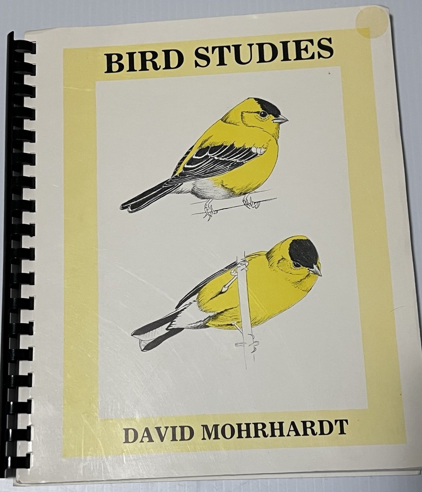 1986 BIRD STUDIES SPIRAL SOFTCOVER DAVID MOHRHARDT