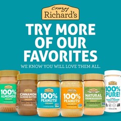 Crazy Richard’s 100% All-Natural Vegan Creamy & Crunchy 32 Ounce (Pack of 1)