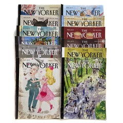 12 2024 New Yorker Magazine Issues • No Subscription Labels