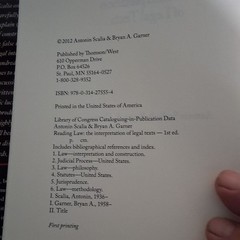 Reading Law: The Interpretation of Legal Texts, Bryan A. Garner,Antonin Scalia