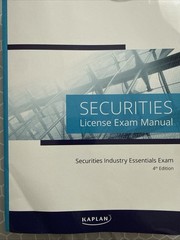Kaplan Securities Investment Essentials (SIE) License Exam Manual, 4th Edition