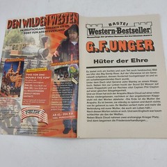 Huter Der Ehre BASTEI G.F Unger Pulp Fiction German Booklet Apache Indian