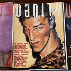 LOT OF 5 VANITY 1980s Italian Fashion Magazine ITALY RARE