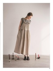 Sewing Pattern Book Linen Cotton Clothing Comfortable Daily Wardrobe Style Japan