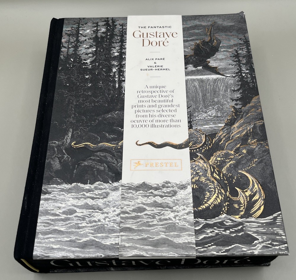 Fantastic Gustave Doré STUNNING BEAUTY HUGE ART BOOK B&W Prestel