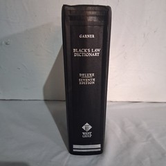 Black’s Law Dictionary Deluxe Seventh Edition 2001 Editor Bryan A. Garner