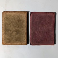 Vintage Antique Little Leather Library Norka Series Mini Miniature Book Lot Set