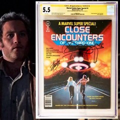 CGC 5.5 SS Marvel Comics Super Special #3 signed Lee & Dreyfuss Close Encounters